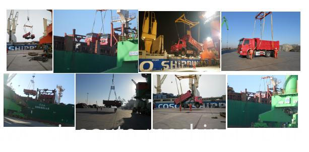 our trucks and machinery shipped on board our trucks and machinery shipped on board